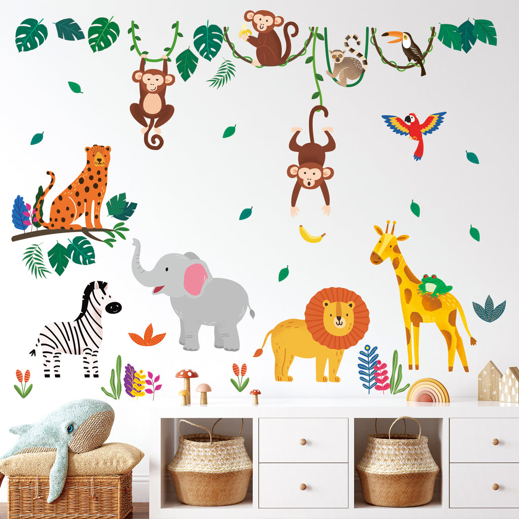 Jungle Animals Wall Stickers