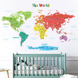 Landmark World Map Wall Stickers(S)