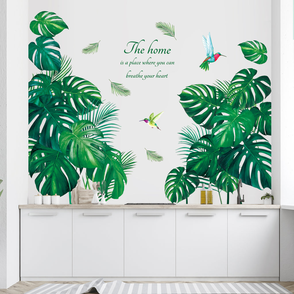 Tropical Leaves Wall Stickers