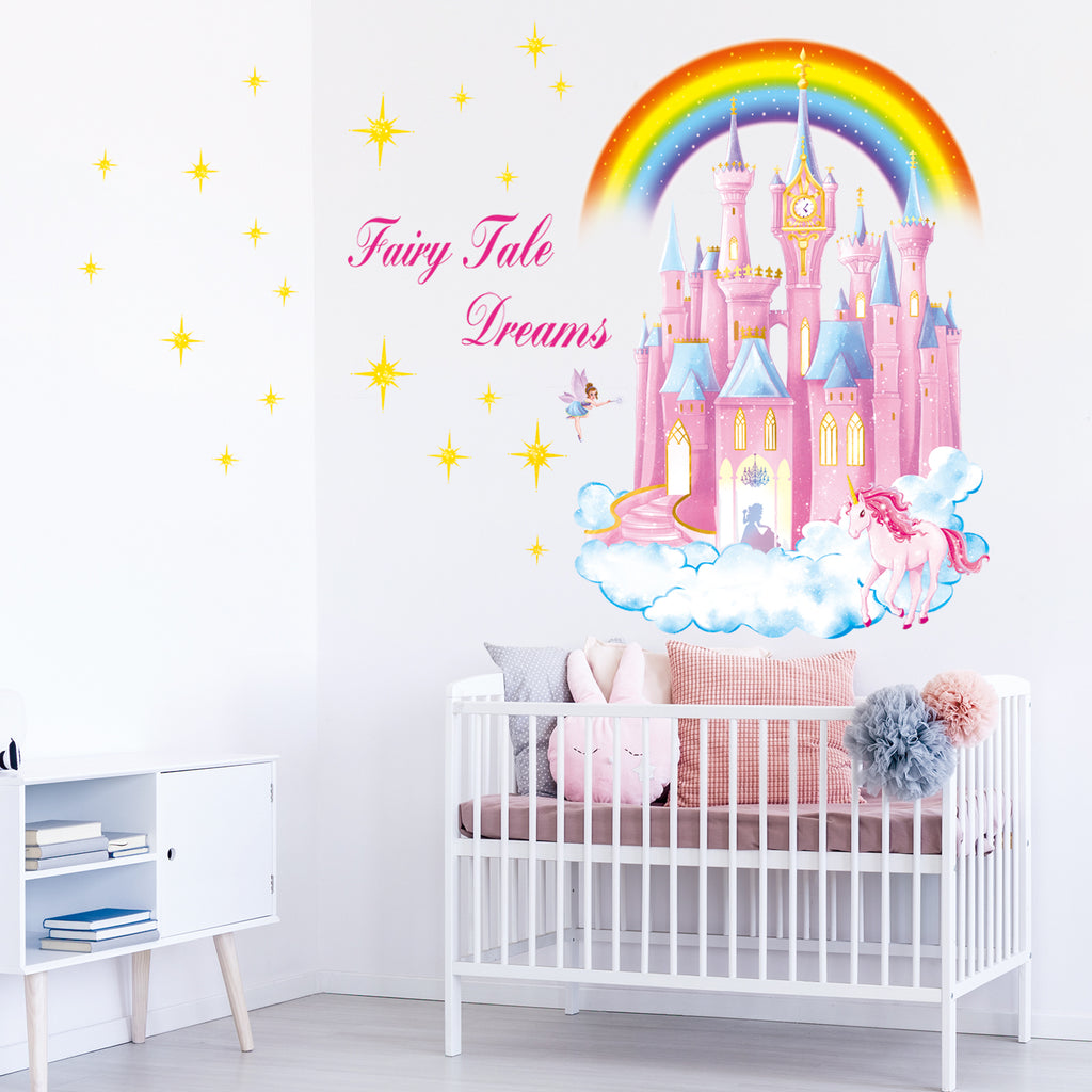 Rainbow Castle Wall Stickers
