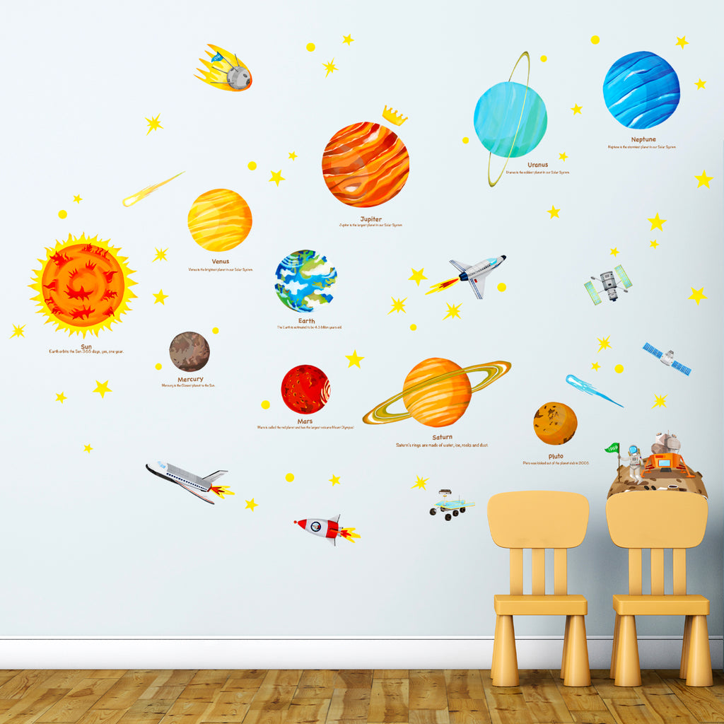 The Solar System Wall Stickers