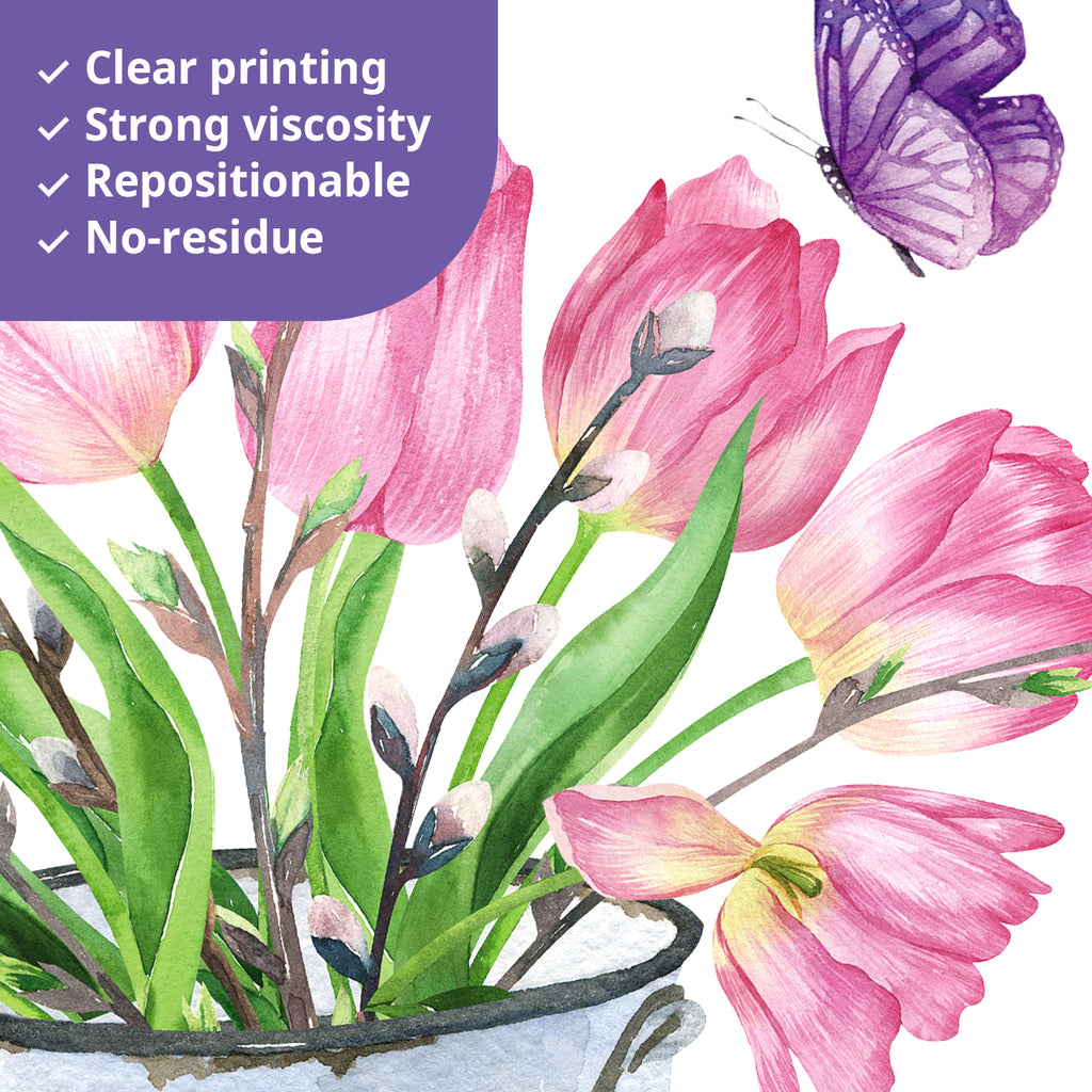 Flower Pots Wall Stickers