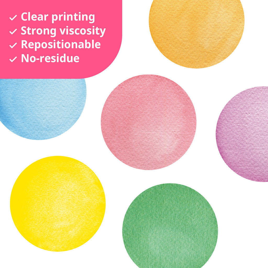 Polka Dots and Rainbows Wall Stickers