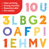 My First Alphabet and number Wall Stickers