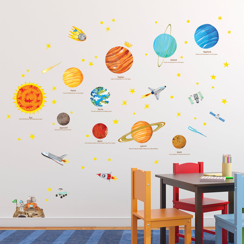 The Solar System Wall Stickers