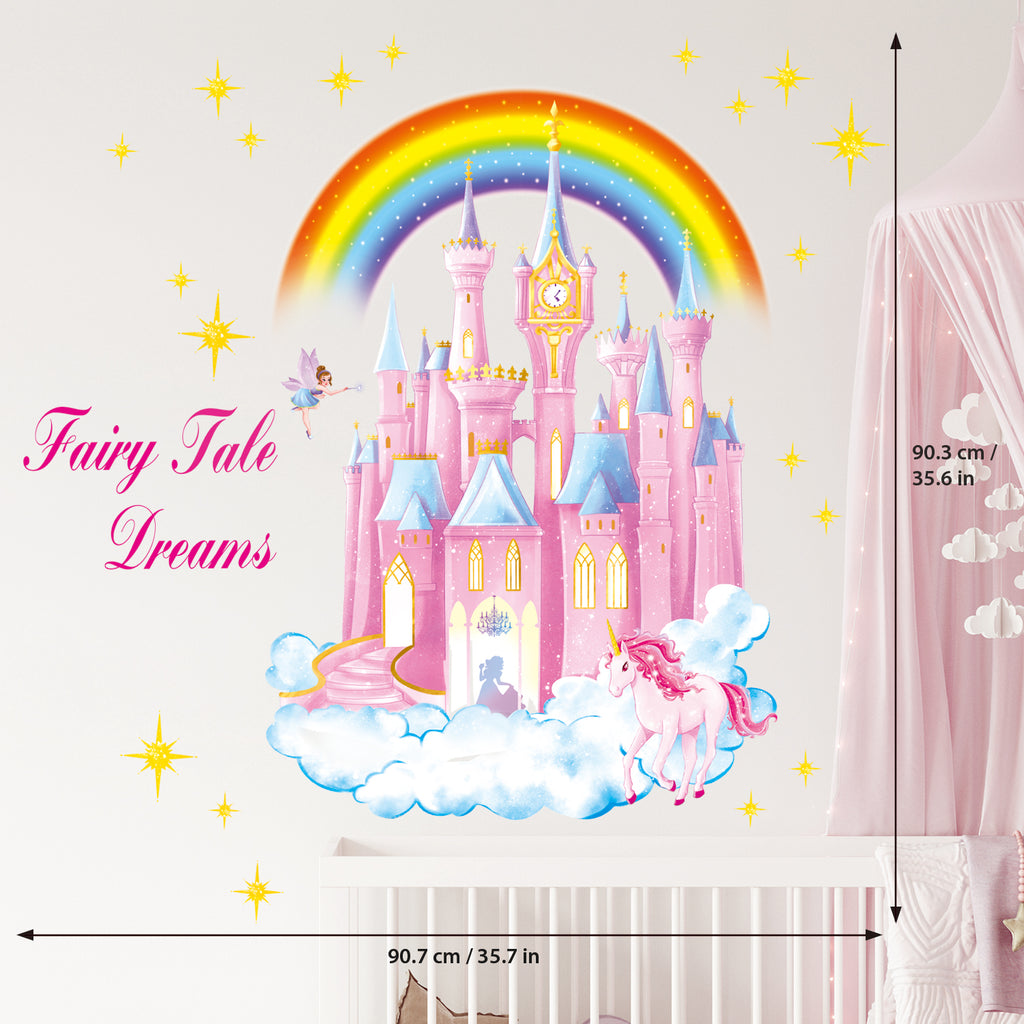 Rainbow Castle Wall Stickers