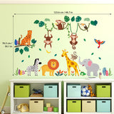 Jungle Animals Wall Stickers