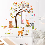 Tree and Animals Wall Stickers