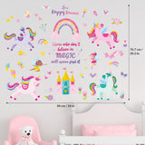 Unicorns and Fairies Wall Stickers