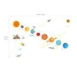 The Solar System Wall Stickers