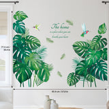 Tropical Leaves Wall Stickers