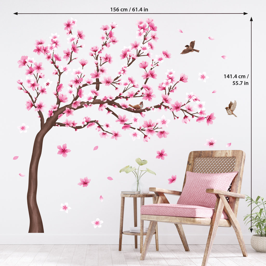Cherry Blossom Tree Wall Stickers