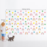 Polka Dots and Rainbows Wall Stickers