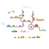 The Road and Transports Wall Stickers