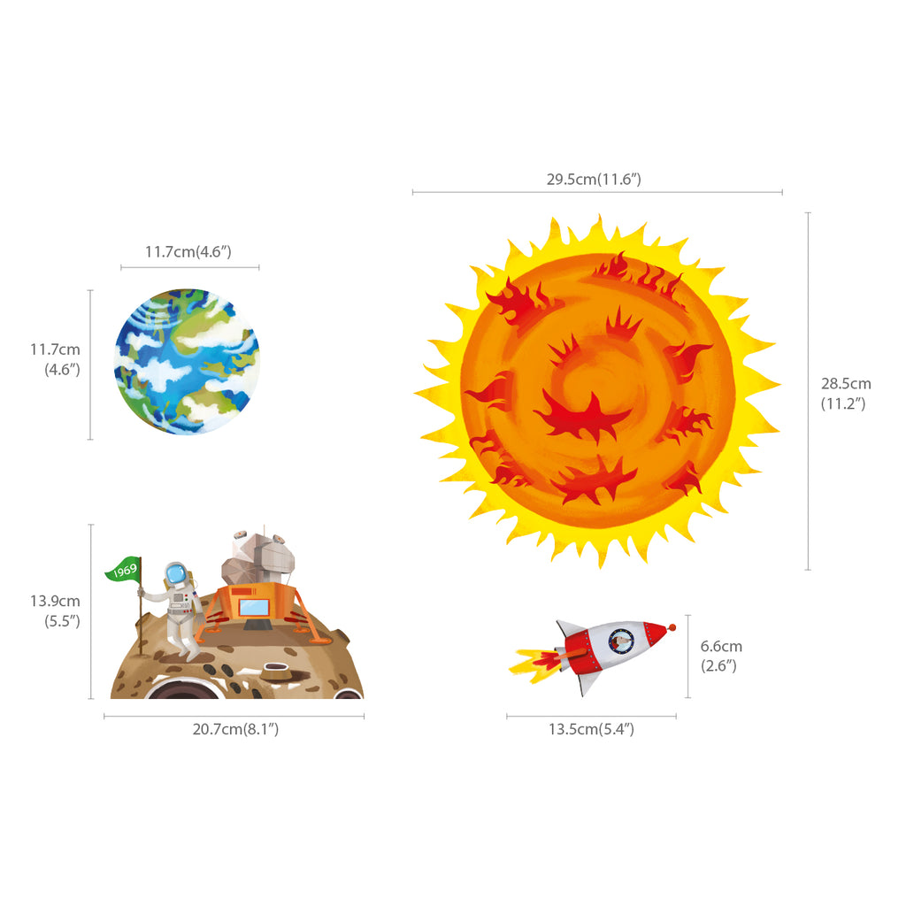 The Solar System Wall Stickers