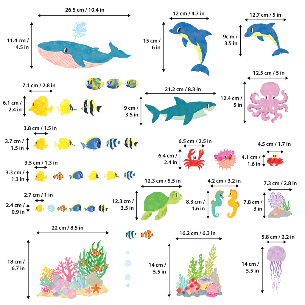 Under the Sea Wall Stickers(small)