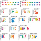 Handprint Quotes Wall Stickers