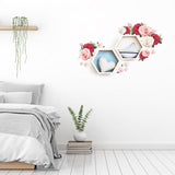 Watercolour Rose Wall Stickers