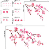 Watercolor Cherry Blossoms Wall Stickers (DS)