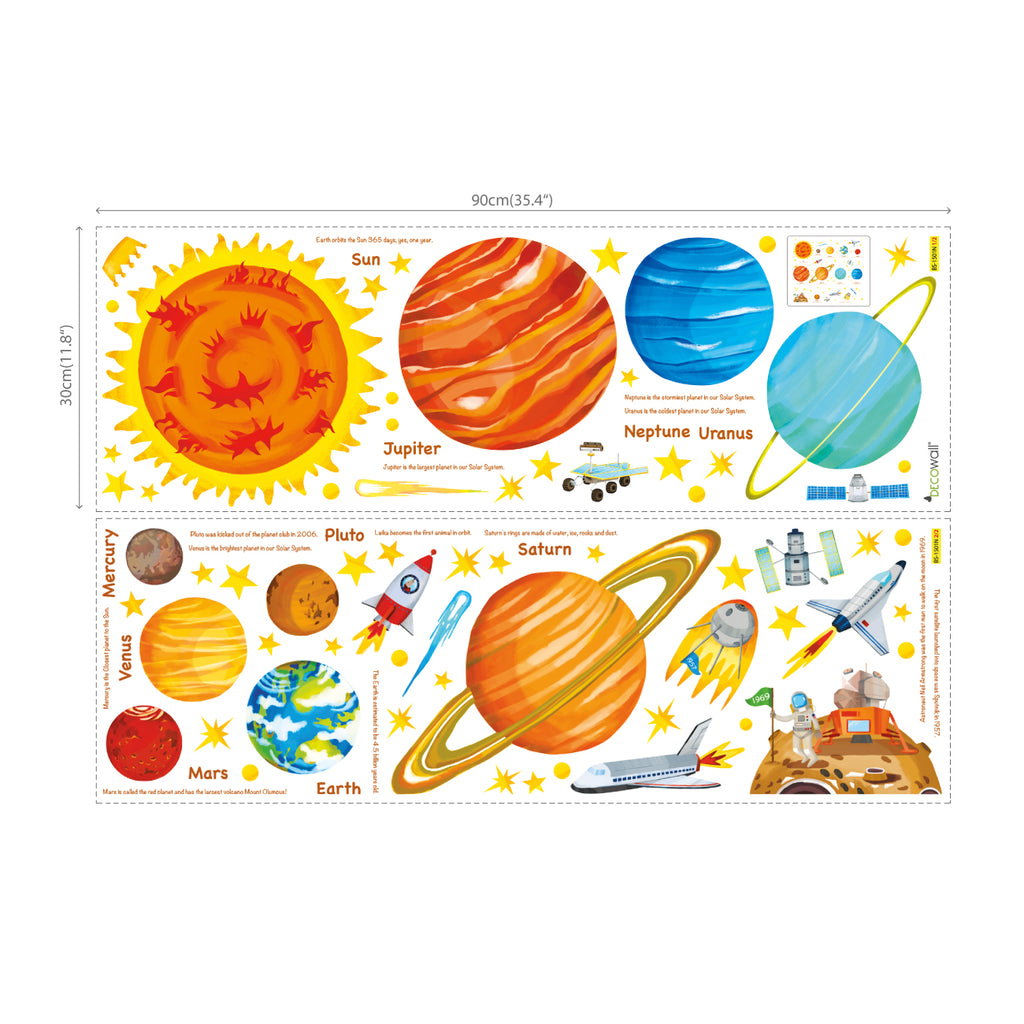The Solar System Wall Stickers