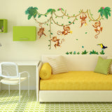 Monkeys In Jungle Wall Stickers