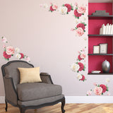 Watercolour Rose Wall Stickers