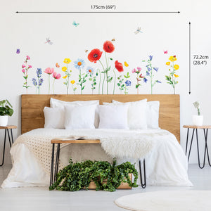 Wild Flowers Wall Stickers