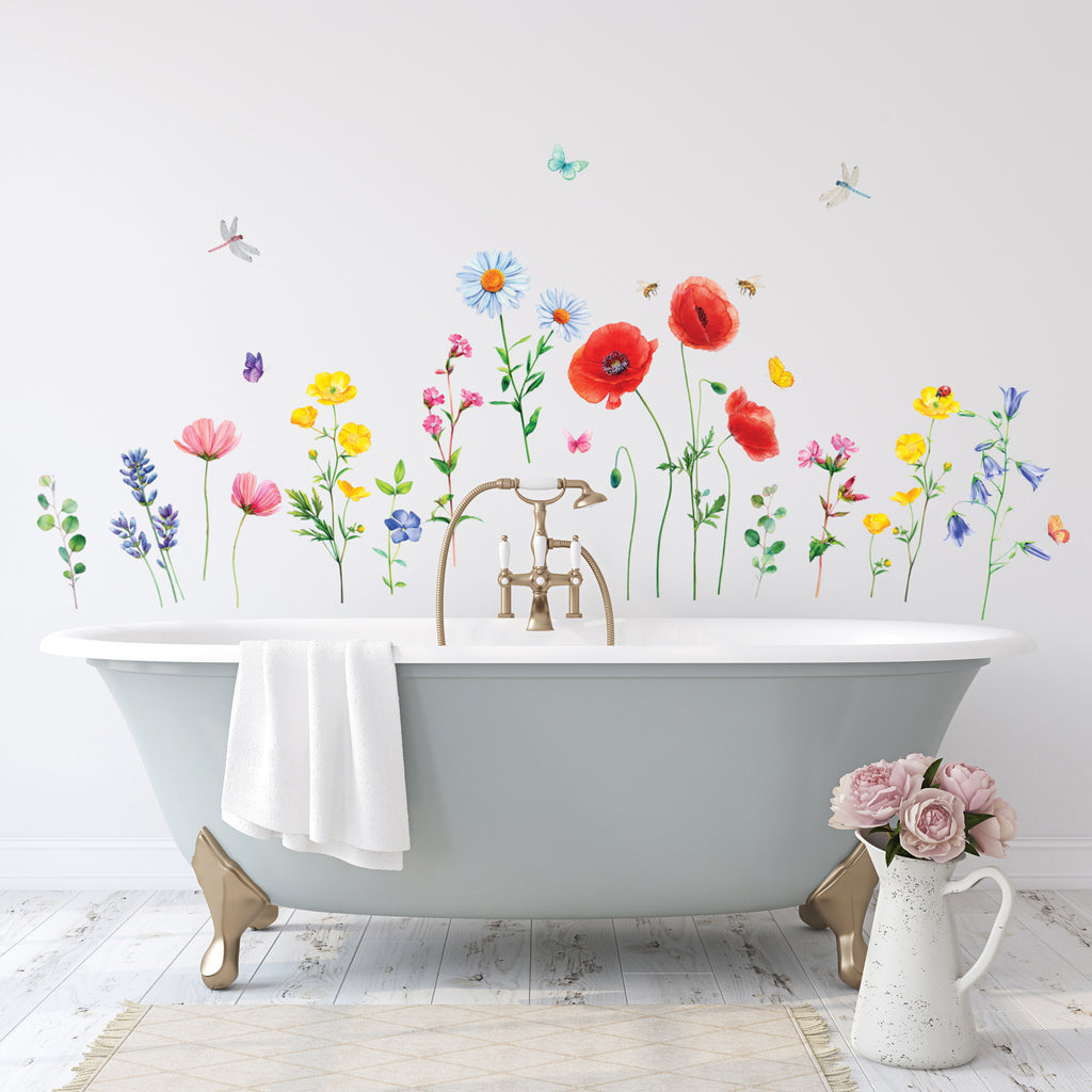 Wild Flowers Wall Stickers