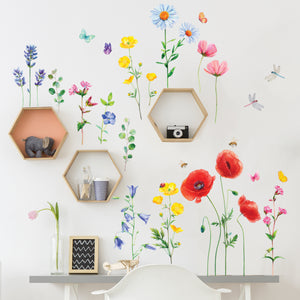 Wild Flowers Wall Stickers