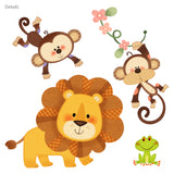 Forest Animals Tree Wall Stickers