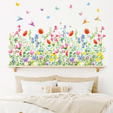 Garden Flowers Wall Stickers
