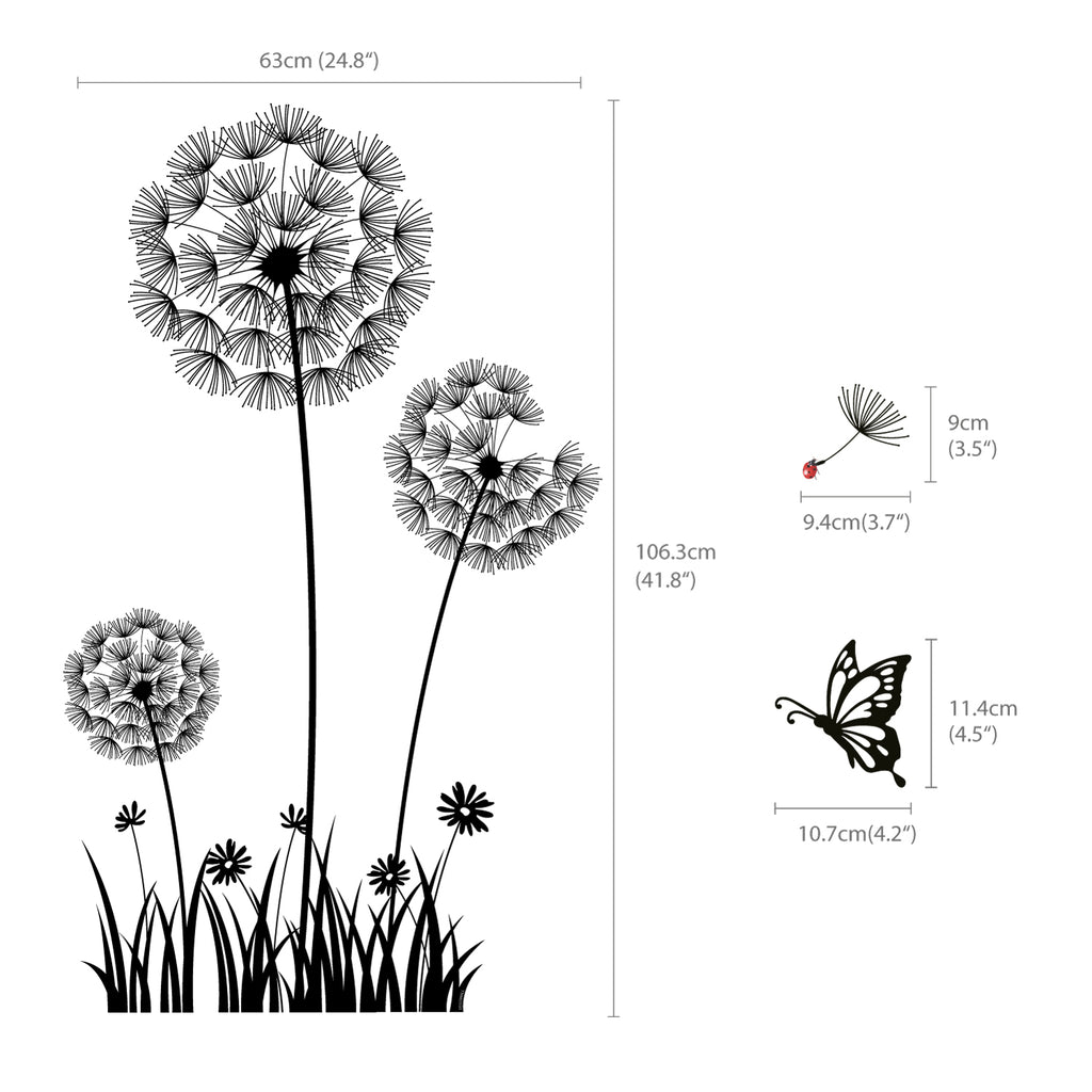 Dandelions Wall Stickers