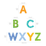 Uppercase Alphabet Letter Wall Stickers