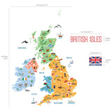 UK Map Wall Stickers