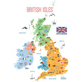 UK Map Wall Stickers