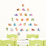 Animal Alphabet Wall Stickers (Small)