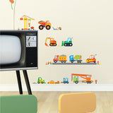 Construction Site Wall Stickers (Small)