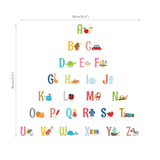 Alphabet Wall Stickers (Small)