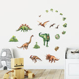 Watercolour Dinosaur Wall Stickers