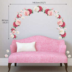 Watercolour Rose Wall Stickers