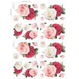 Watercolour Rose Wall Stickers