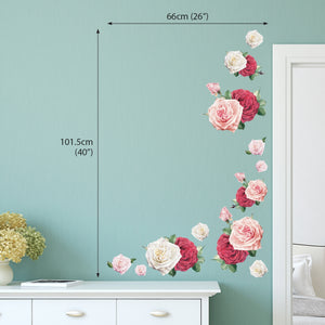 Watercolour Rose Wall Stickers