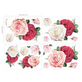 Watercolour Rose Wall Stickers