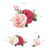 Watercolour Rose Wall Stickers