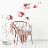 Watercolour Rose Wall Stickers