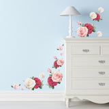 Watercolour Rose Wall Stickers