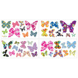 38 Colourful Butterflies Nursery Wall Stickers - DECOWALL