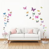 38 Colourful Butterflies Nursery Wall Stickers - DECOWALL