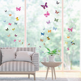 38 Colourful Butterflies Nursery Wall Stickers - DECOWALL