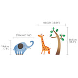 Wild Jungle Animals Wall Stickers